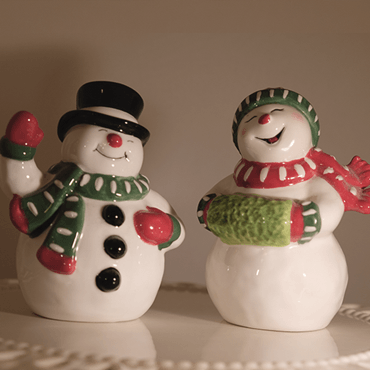 Mr. and Mrs. Snowman
