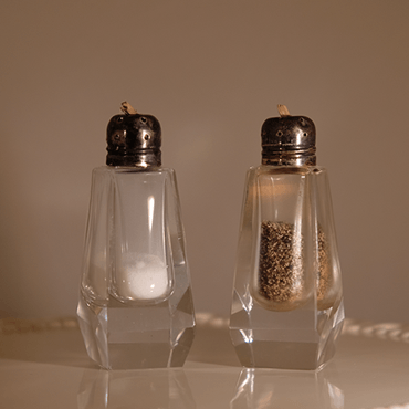 Vintage Glass with Wicks